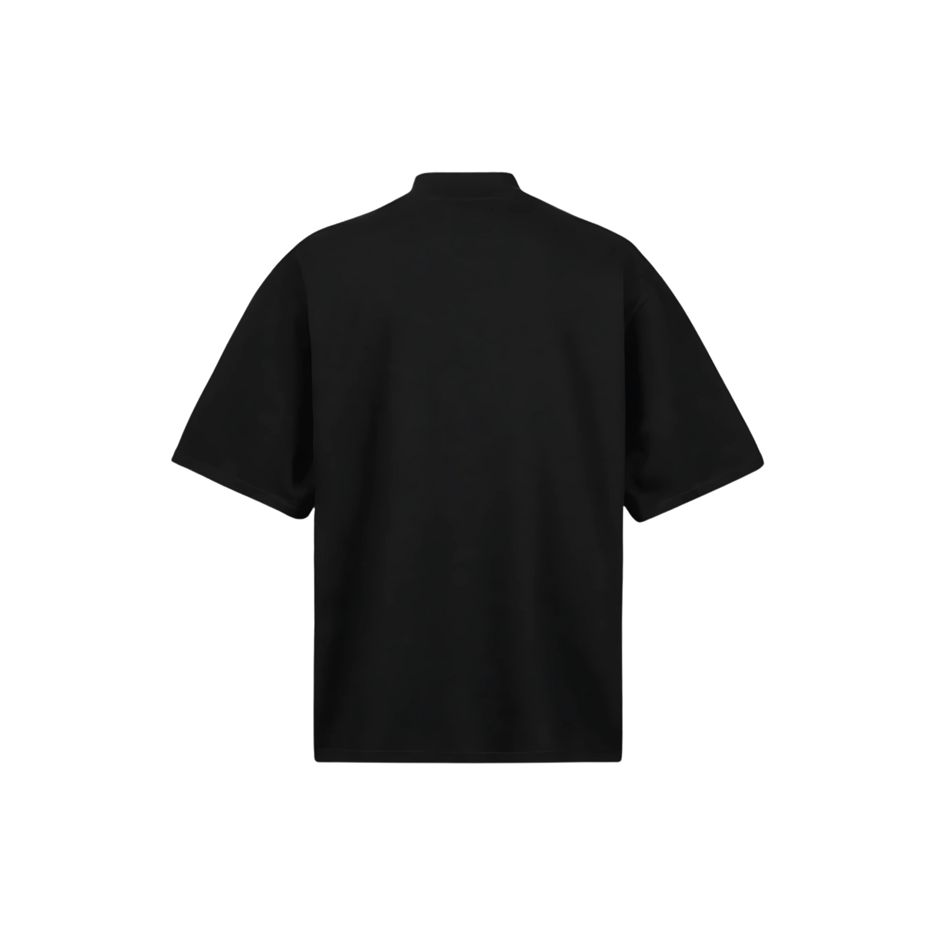 Oversized Mock Neck Fit Tee