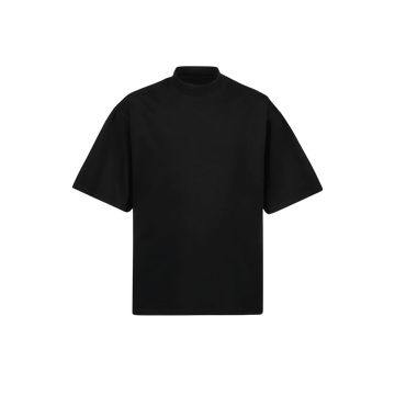 Oversized Mock Neck Fit Tee