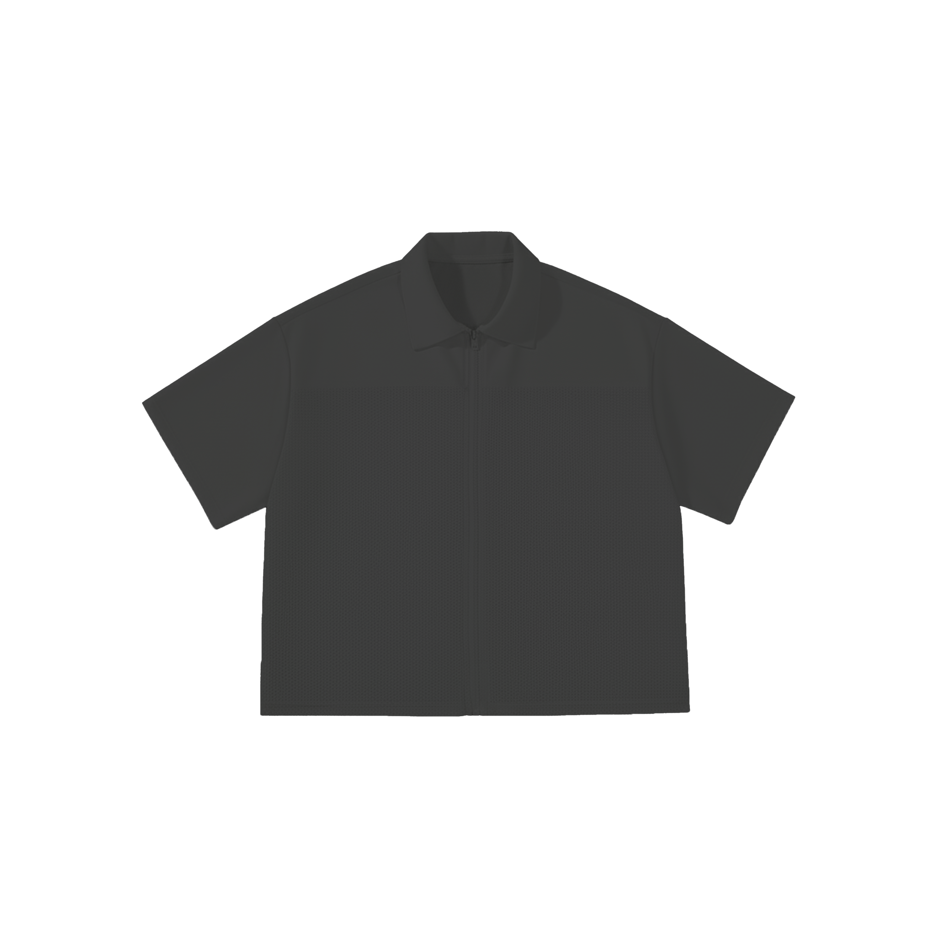 Zipper Mesh Jersey