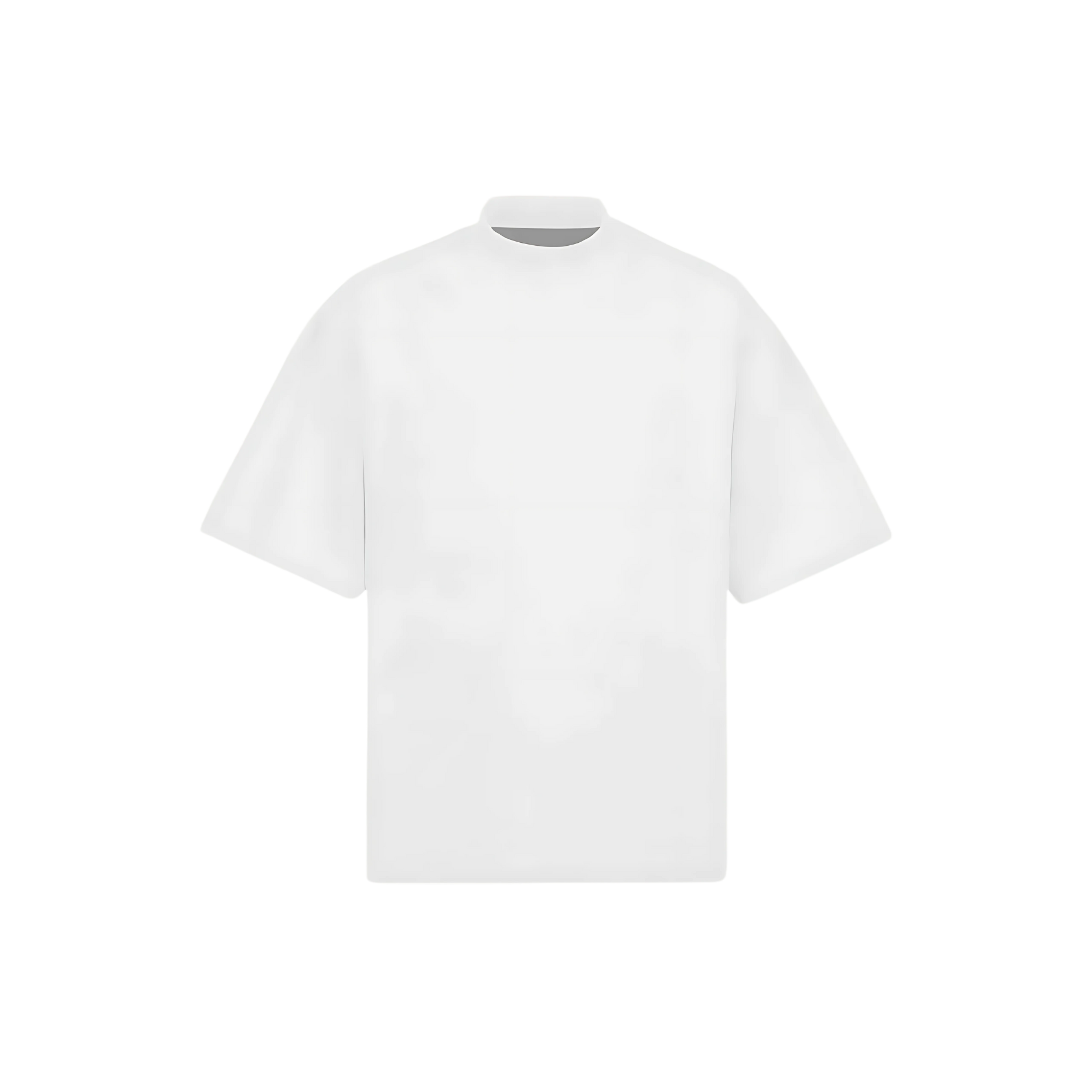 Oversized Mock Neck Fit Tee