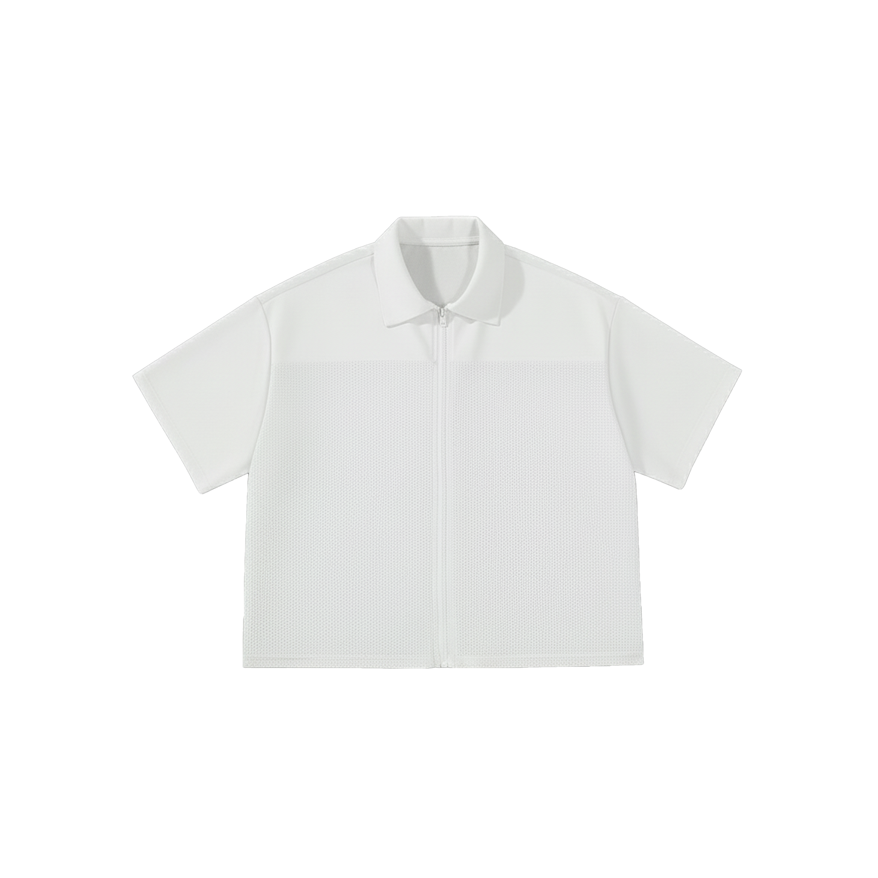Zipper Mesh Jersey