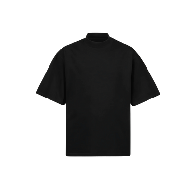 Oversized Mock Neck Fit Tee