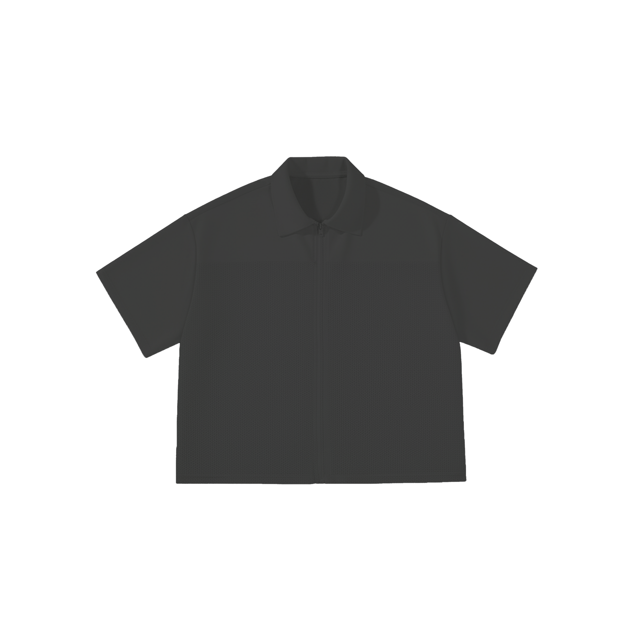 Zipper Mesh Jersey